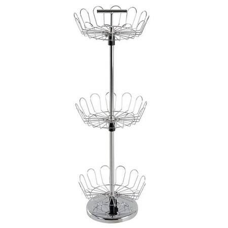 Lavish Home Lavish Home 83-29-3TIER Three Tier Revolving Shoe Tree Organizer Rack 83-29-3TIER